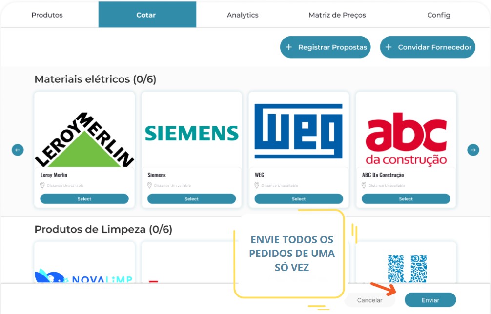 Pedido de cotação
